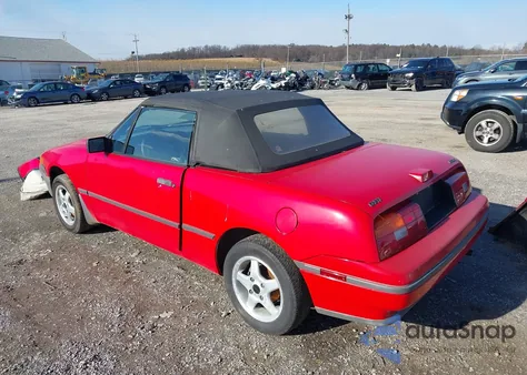 1991 Mercury Capri из США, поврежденный, VIN 6MPCT01Z1M8621040